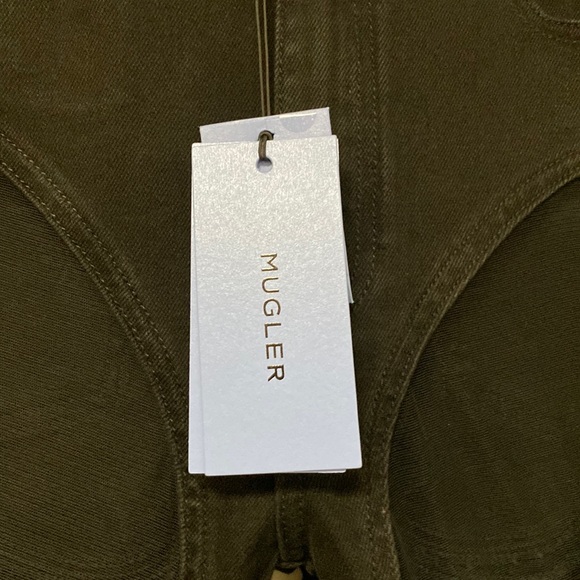 Mugler Slited Bi Material Spiral Jeans - Picture 4 of 8